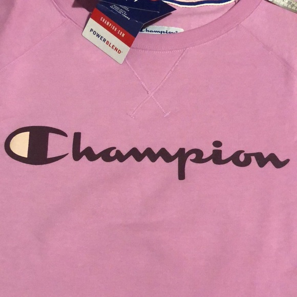 NWT Champion Paper Orchid Plus Powerblend Sweatshirt - Picture 9 of 10